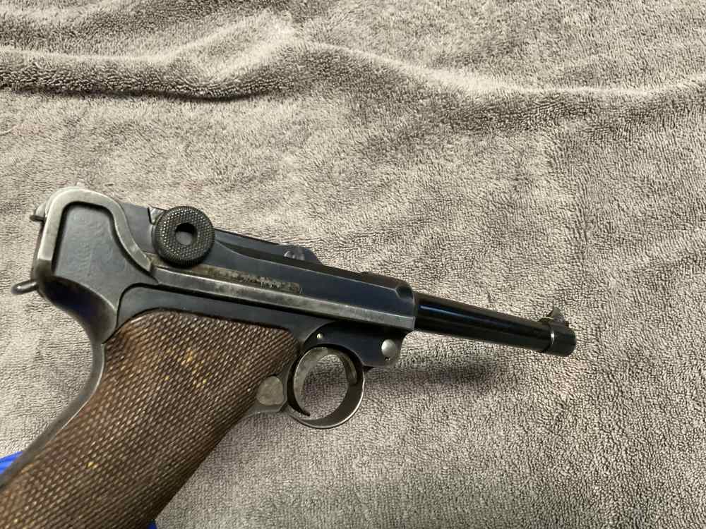  Luger P08 30 Luger Semi Auto made by DWM, -img-3