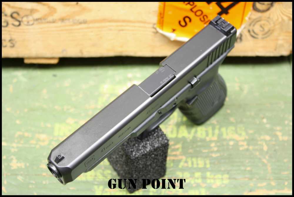 Custom Glock G41 GEN 4 Long Slide 45ACP  Battleship Gray Cerakote-img-12