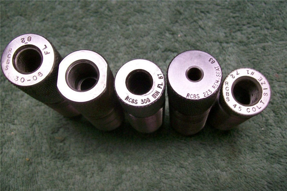 5 Each Various Reloading Dies /223/30-06X2/308/45 Colt RK-img-1