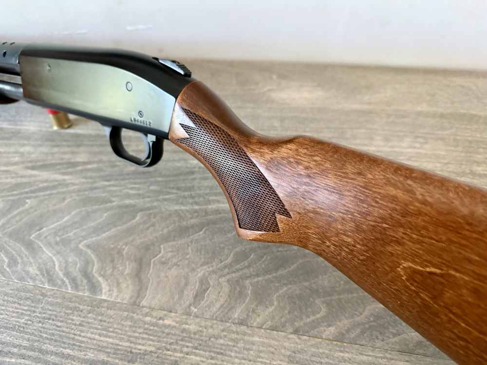 MOSSBERG 500 500A 18.5” HEAT SHIELD BARREL CHECKERED WOOD FURNITURE 12 GA-img-13