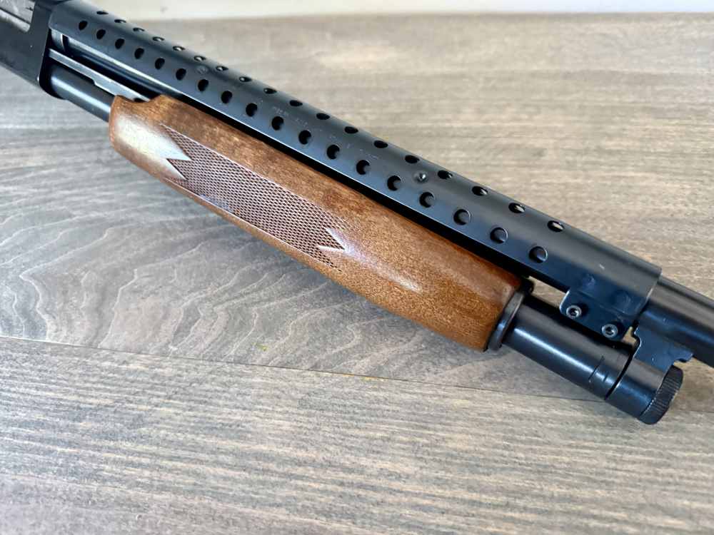 MOSSBERG 500 500A 18.5” HEAT SHIELD BARREL CHECKERED WOOD FURNITURE 12 GA-img-6