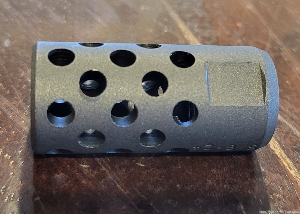 30 Cal muzzle brake 5/8-24 grey ceracote Ruger American Gen2-img-6