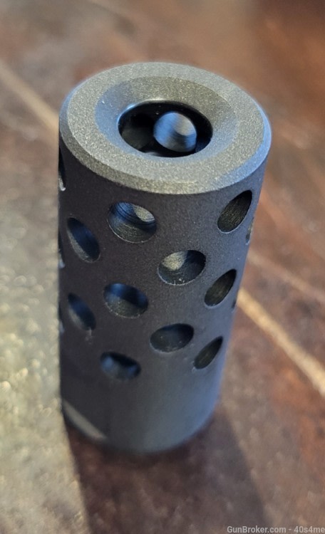30 Cal muzzle brake 5/8-24 grey ceracote Ruger American Gen2-img-2
