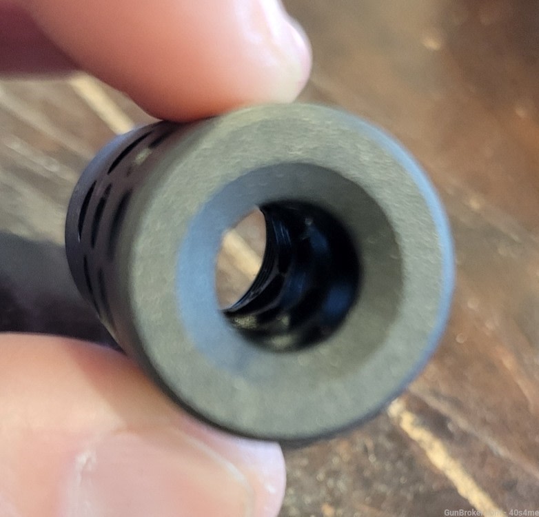 30 Cal muzzle brake 5/8-24 grey ceracote Ruger American Gen2-img-5