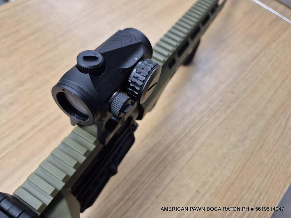 MAXIM DEFENSE MD-15 5.56 GREEN, VORTEX RED DOT, FLUTED BARREL 16", trigger-img-22