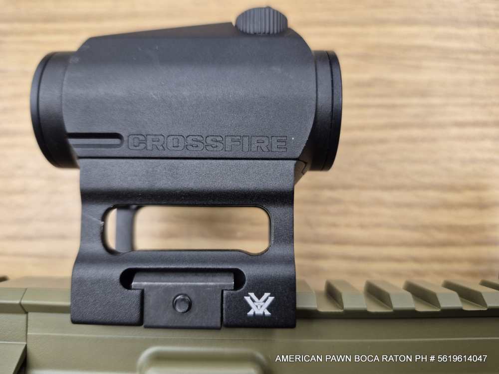 MAXIM DEFENSE MD-15 5.56 GREEN, VORTEX RED DOT, FLUTED BARREL 16", trigger-img-12