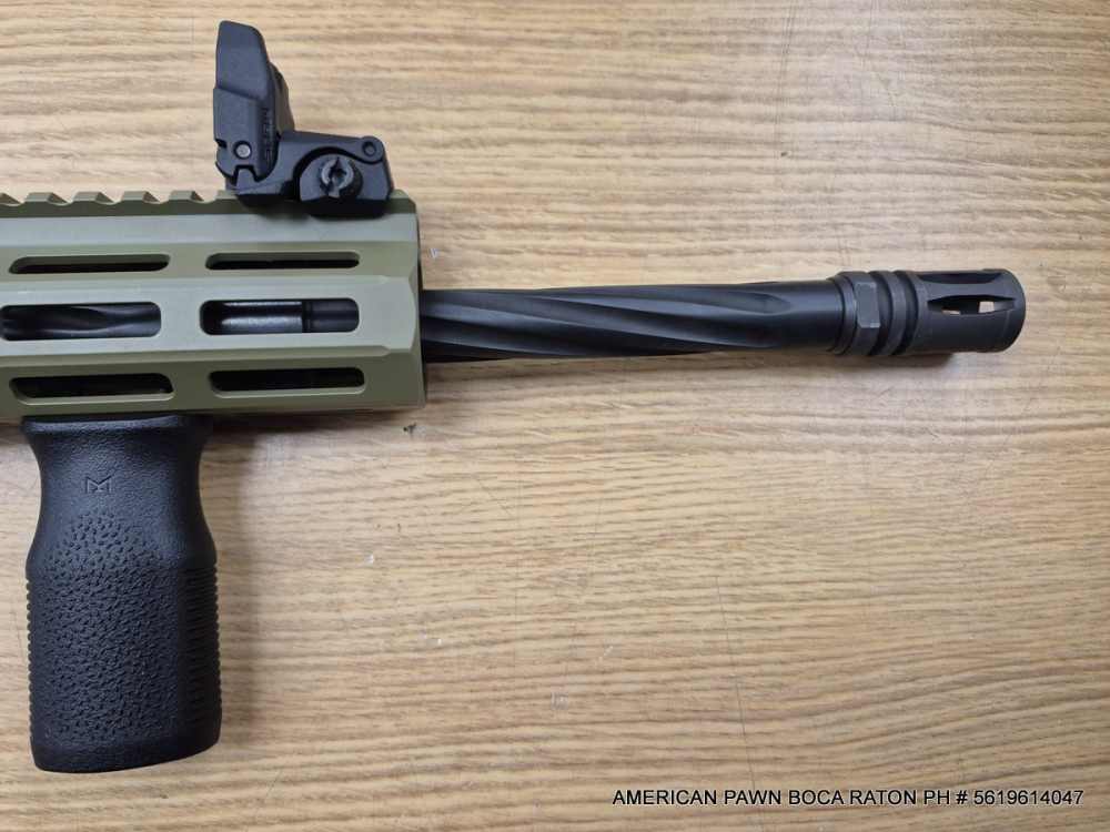 MAXIM DEFENSE MD-15 5.56 GREEN, VORTEX RED DOT, FLUTED BARREL 16", trigger-img-19