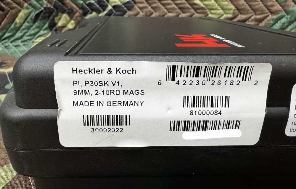Heckler and Koch P30SK V1 9mm Made in Germany 10 Round-img-2
