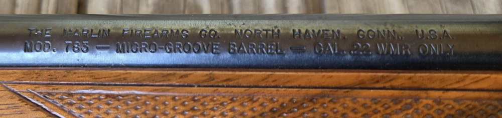 Marlin 783 Tube Fed 22 WMR Magnum JM Stamped Blue / Wood -img-4