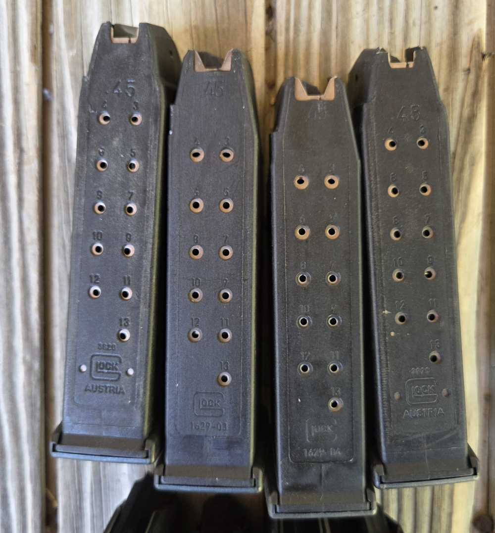 Lot Of 8 Glock 21/41 Factory OEM 13RD Magazines 45ACP-img-2