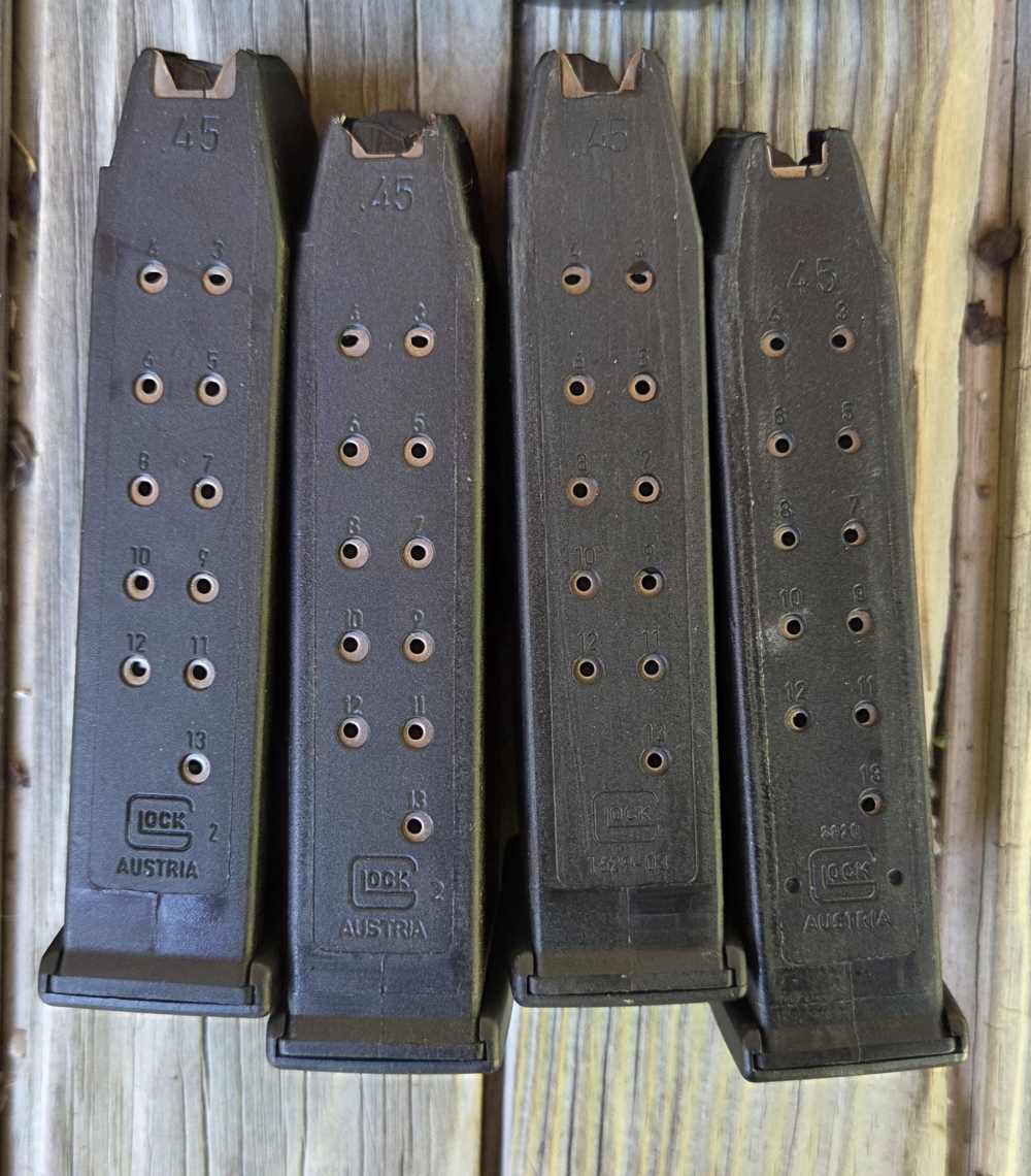 Lot Of 8 Glock 21/41 Factory OEM 13RD Magazines 45ACP-img-3