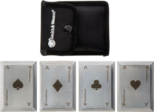 S&W Bullseye Throwing Cards - 4-Pack with Sheath-img-1