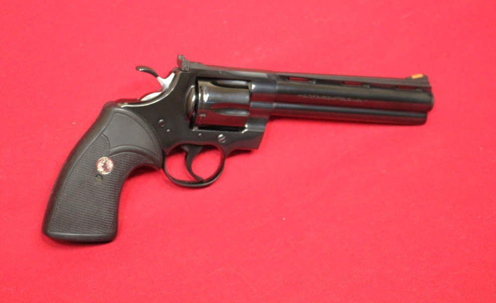 Colt Python .357 Mag w/6" Barrel - Blued, Adj Sights - NICE - 1995-img-0