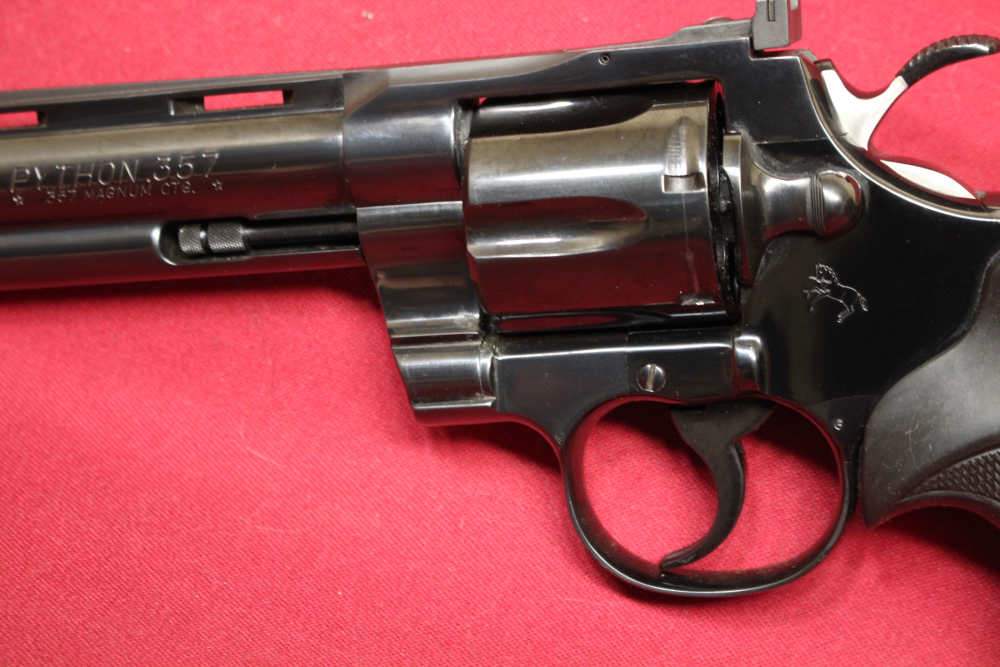 Colt Python .357 Mag w/6" Barrel - Blued, Adj Sights - NICE - 1995-img-13