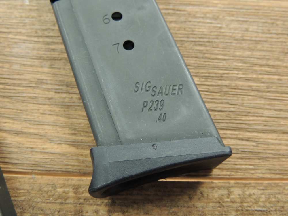 2 - Sig Sauer P239 40 S&W 7 Round Capacity Magazines -img-2