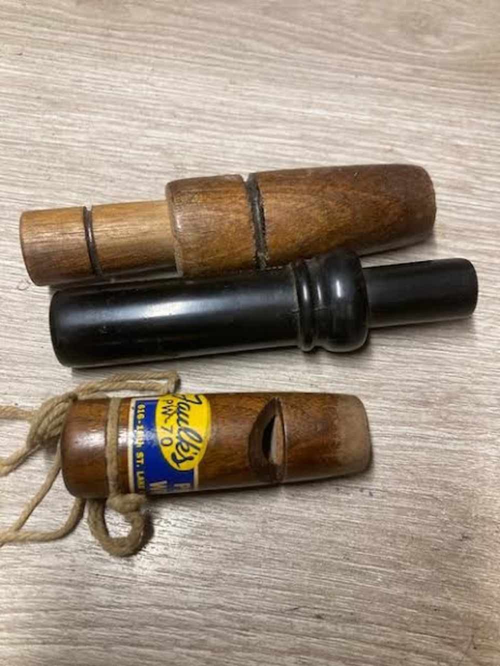   Faulks, P.S.Olt ,Cajun duck calls used good working order-img-0