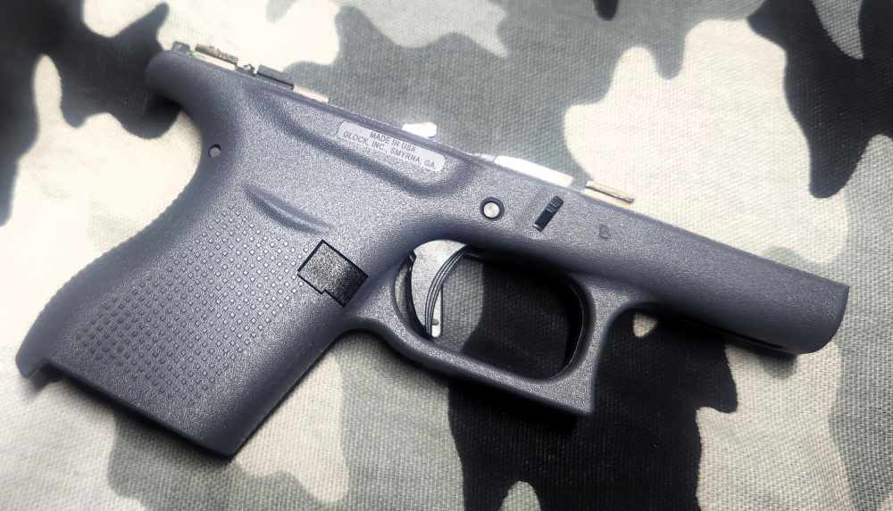 Glock 43 9MM Complete Gray Frame OEM New Rare Color-img-2