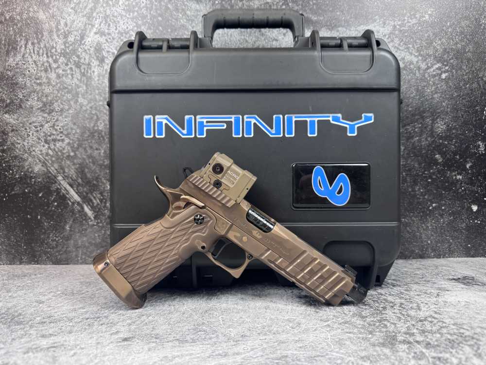 Infinity Firearms SYNICAL W/ AIMPOINT ACRO P-2 5'' 45ACP Like New In Box-img-4