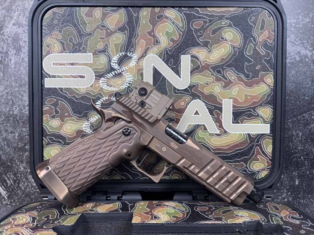Infinity Firearms SYNICAL W/ AIMPOINT ACRO P-2 5'' 45ACP Like New In Box-img-1
