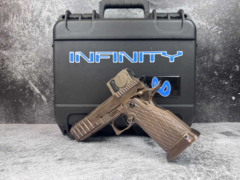 Infinity Firearms SYNICAL W/ AIMPOINT ACRO P-2 5'' 45ACP Like New In Box-img-6