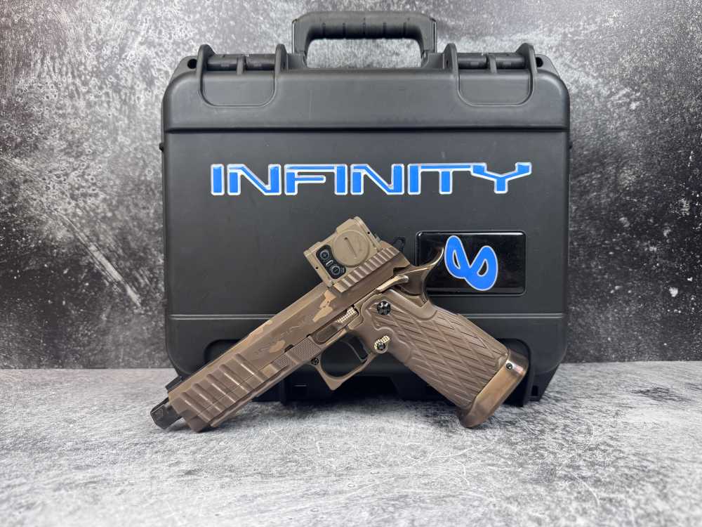 Infinity Firearms SYNICAL W/ AIMPOINT ACRO P-2 5'' 45ACP Like New In Box-img-5