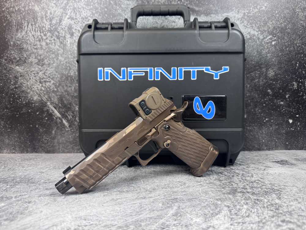 Infinity Firearms SYNICAL W/ AIMPOINT ACRO P-2 5'' 45ACP Like New In Box-img-2