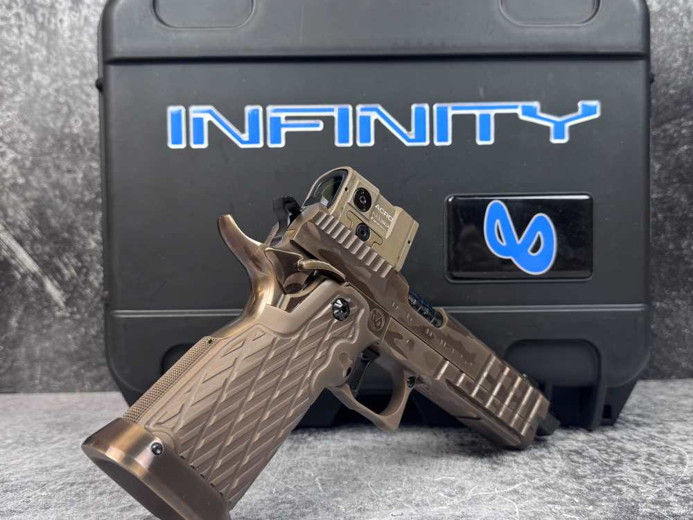 Infinity Firearms SYNICAL W/ AIMPOINT ACRO P-2 5'' 45ACP Like New In Box-img-7