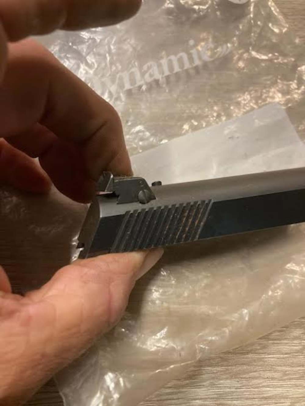 Colt Woodsman 2nd Gen match target slide ,complete good shape-img-3