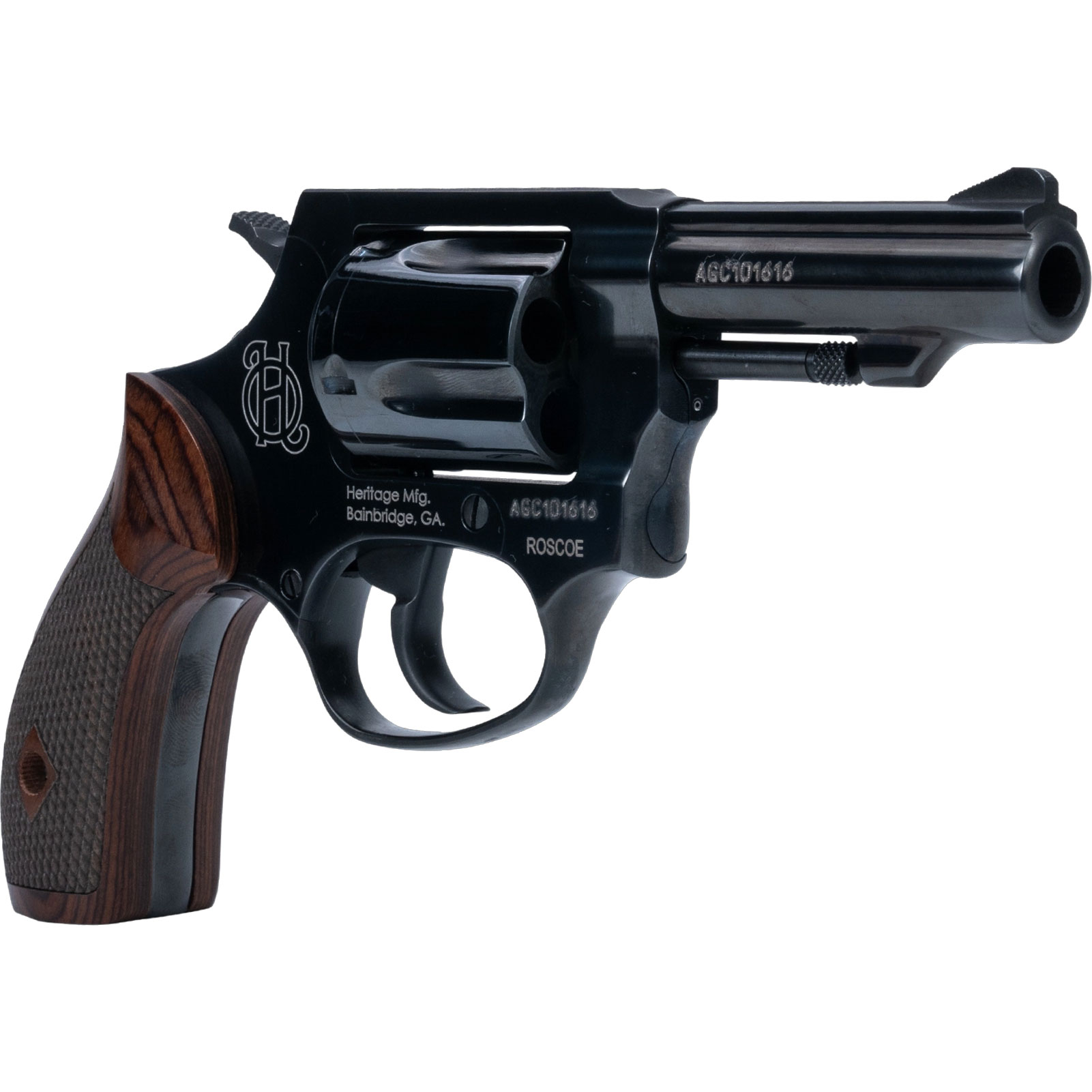 HERITAGE Roscoe 38 Special +P 3in 5rd Revolver (HR38B3W)-img-2