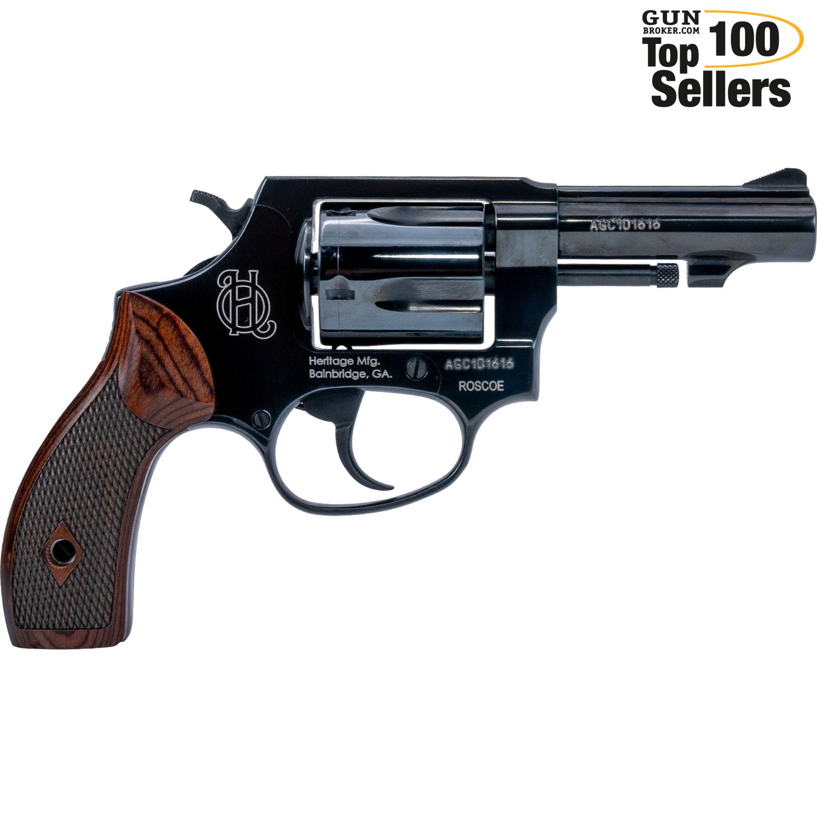 HERITAGE Roscoe 38 Special +P 3in 5rd Revolver (HR38B3W)-img-0