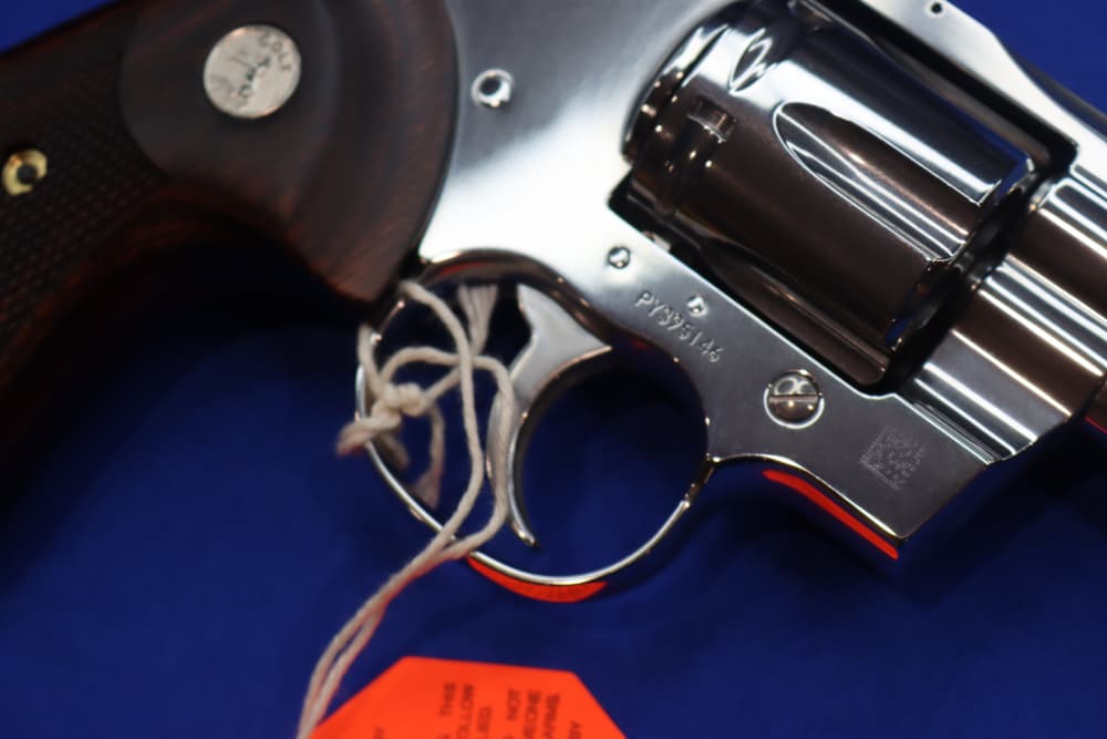 Colt Model Python Stainless 357 Magnum Revolver 4.25" 357MAG High Vis Sight-img-11
