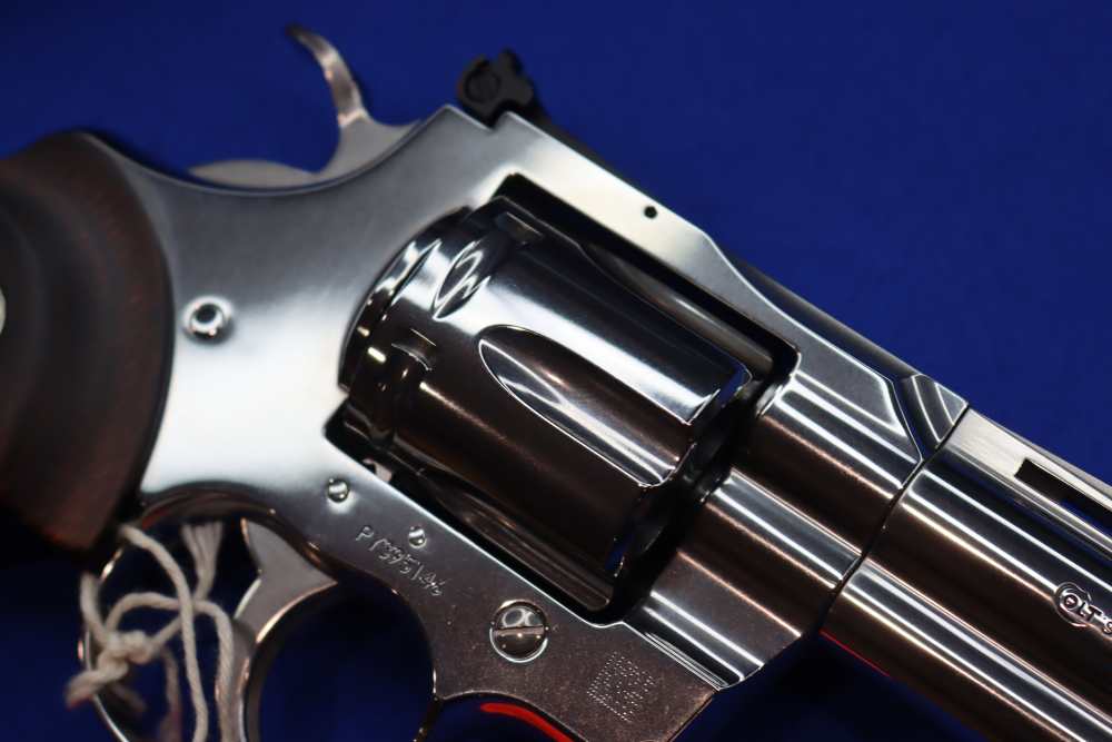 Colt Model Python Stainless 357 Magnum Revolver 4.25" 357MAG High Vis Sight-img-9