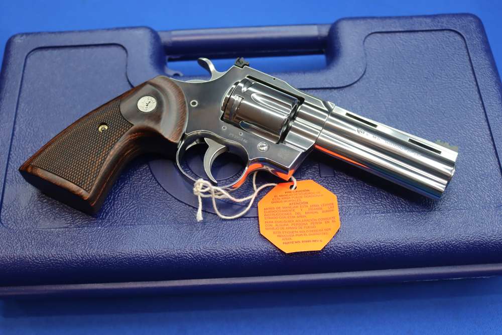 Colt Model Python Stainless 357 Magnum Revolver 4.25" 357MAG High Vis Sight-img-23