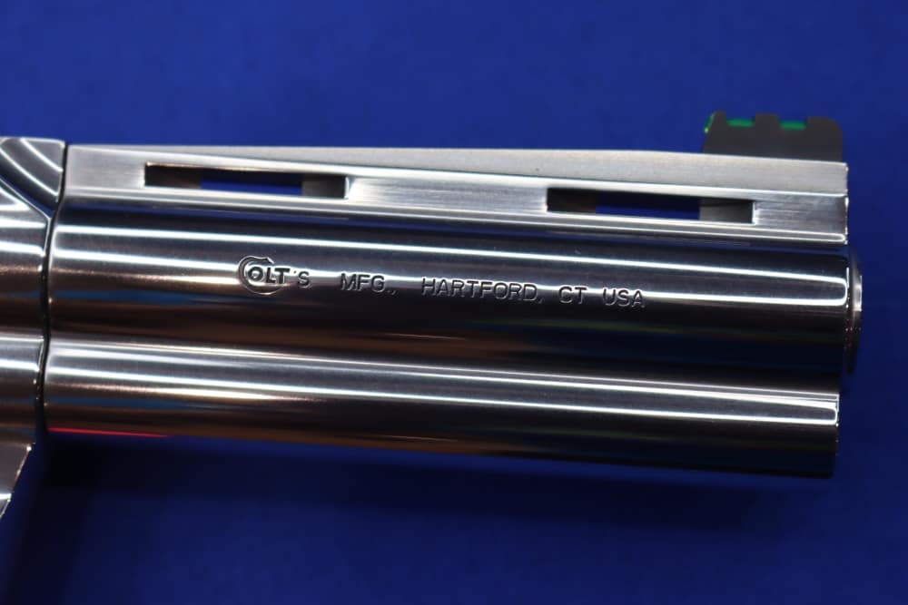 Colt Model Python Stainless 357 Magnum Revolver 4.25" 357MAG High Vis Sight-img-15