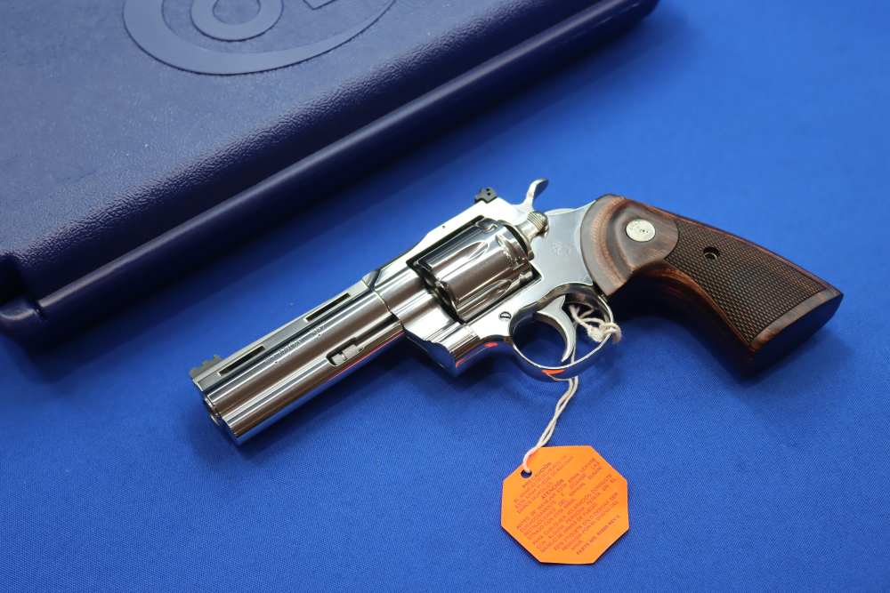 Colt Model Python Stainless 357 Magnum Revolver 4.25" 357MAG High Vis Sight-img-0