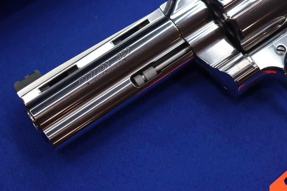 Colt Model Python Stainless 357 Magnum Revolver 4.25" 357MAG High Vis Sight-img-1