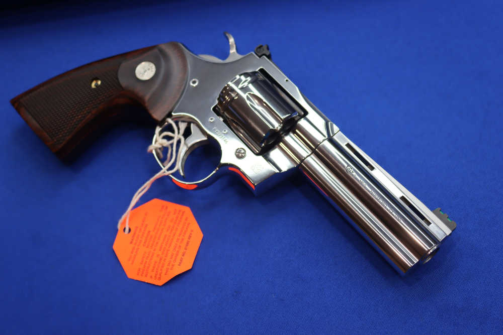 Colt Model Python Stainless 357 Magnum Revolver 4.25" 357MAG High Vis Sight-img-6