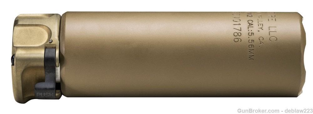 Surefire SOCOM556-MINI2-DE Suppressor LayAway Option Silencer Mini-img-1