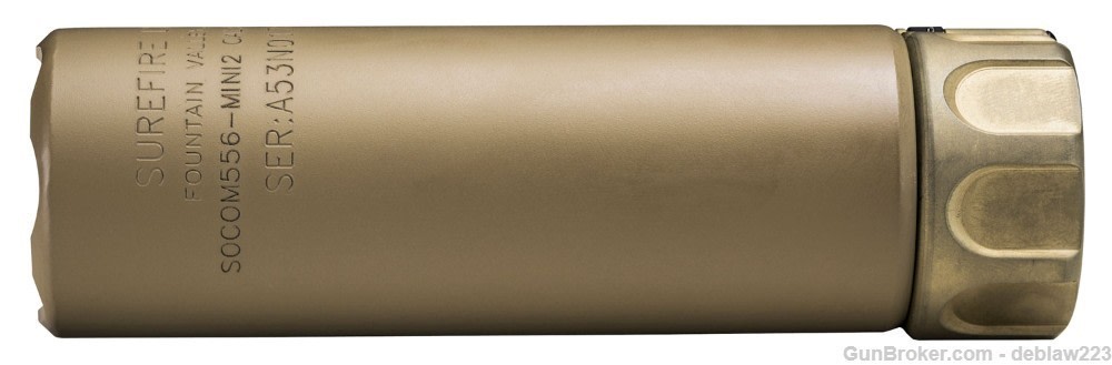 Surefire SOCOM556-MINI2-DE Suppressor LayAway Option Silencer Mini-img-2