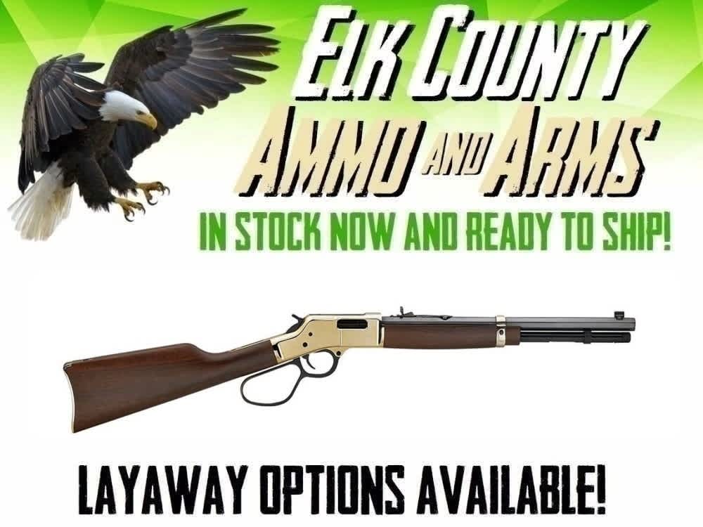 Henry Big Boy Brass Carbine .41 Rem Mag 16.5" Walnut 7 Rds H006MR41-img-0