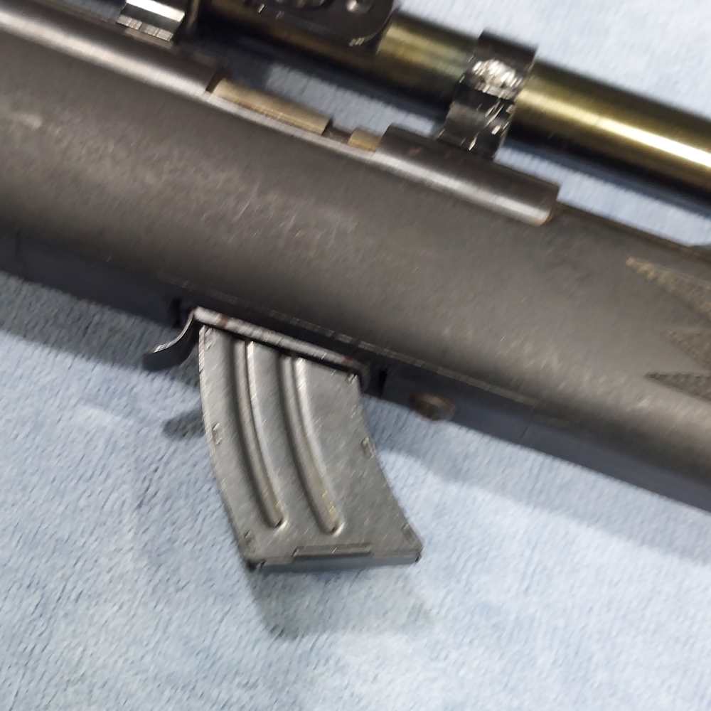 SAVAGE MODEL MARK II BOLT ACTION RIFLE  .22LR CAL. 20"BBL WITH SCOPE-img-16