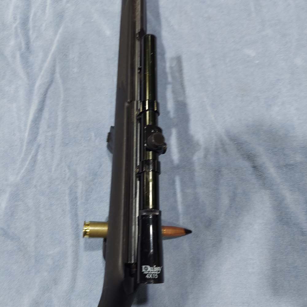 SAVAGE MODEL MARK II BOLT ACTION RIFLE  .22LR CAL. 20"BBL WITH SCOPE-img-9