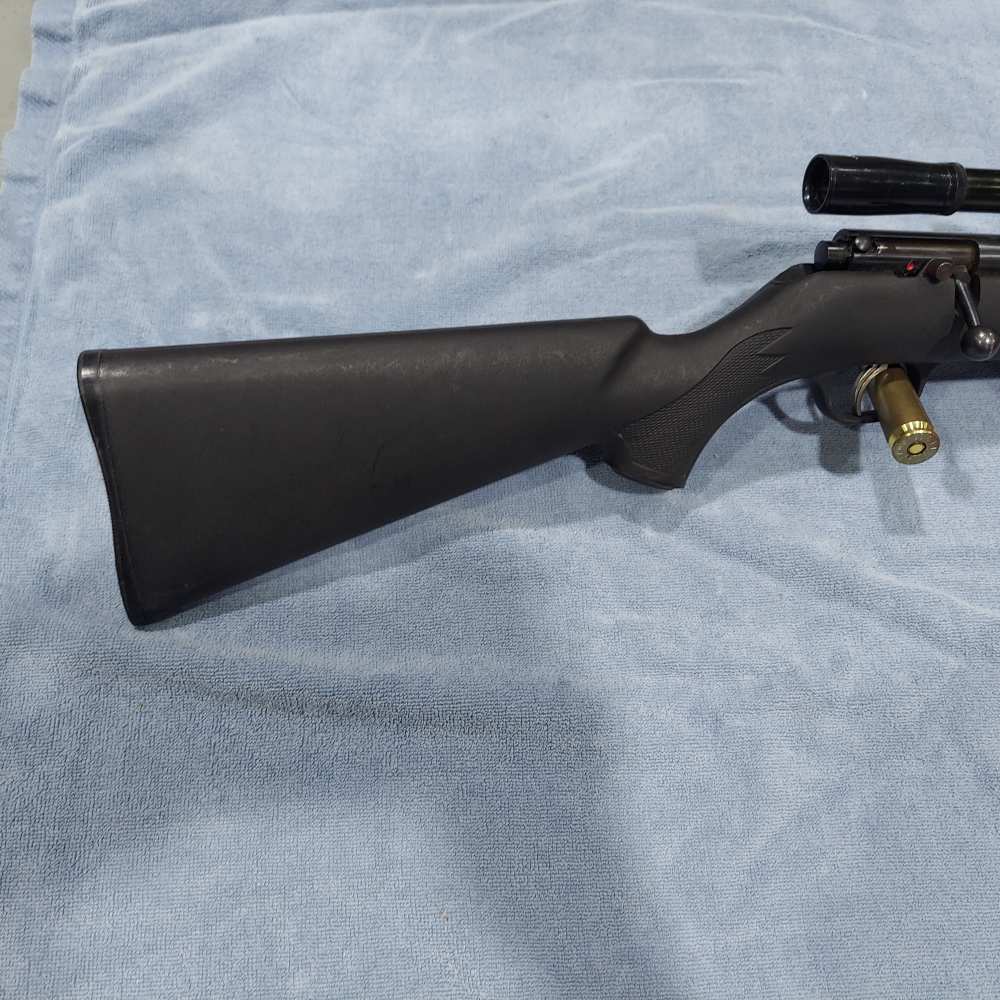 SAVAGE MODEL MARK II BOLT ACTION RIFLE  .22LR CAL. 20"BBL WITH SCOPE-img-3