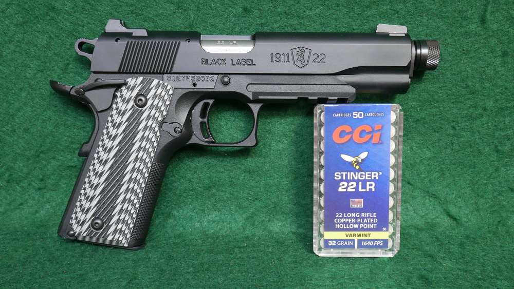 Browning 1911-22 Black Label Full Size Suppressor Ready with Rail NIB-img-1