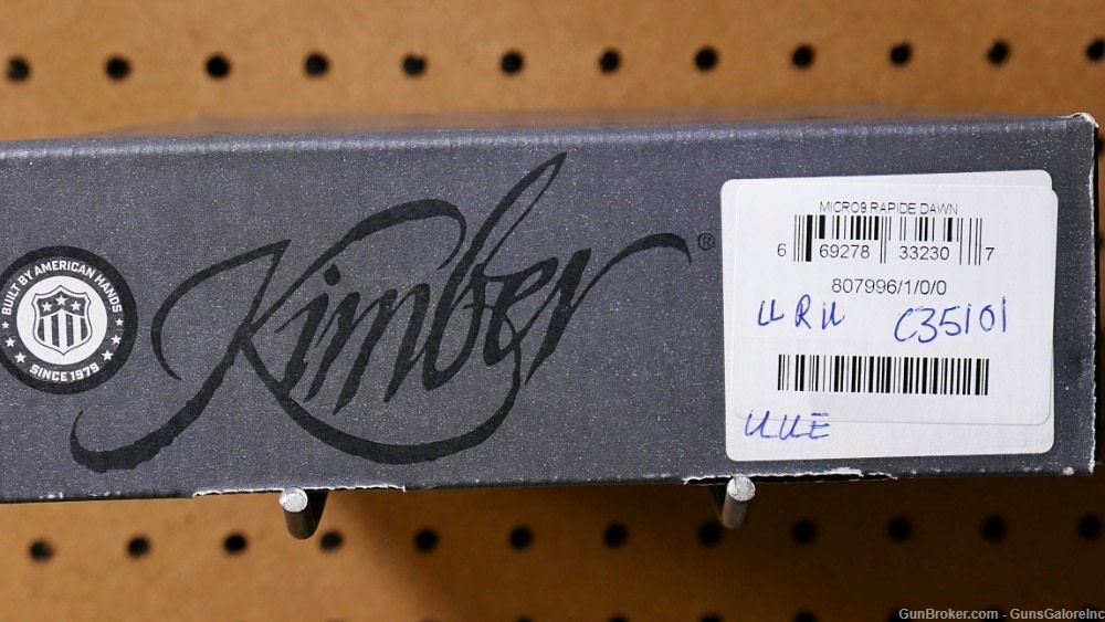 Kimber Micro 9 Rapide Dawn 9mm New in Box-img-3