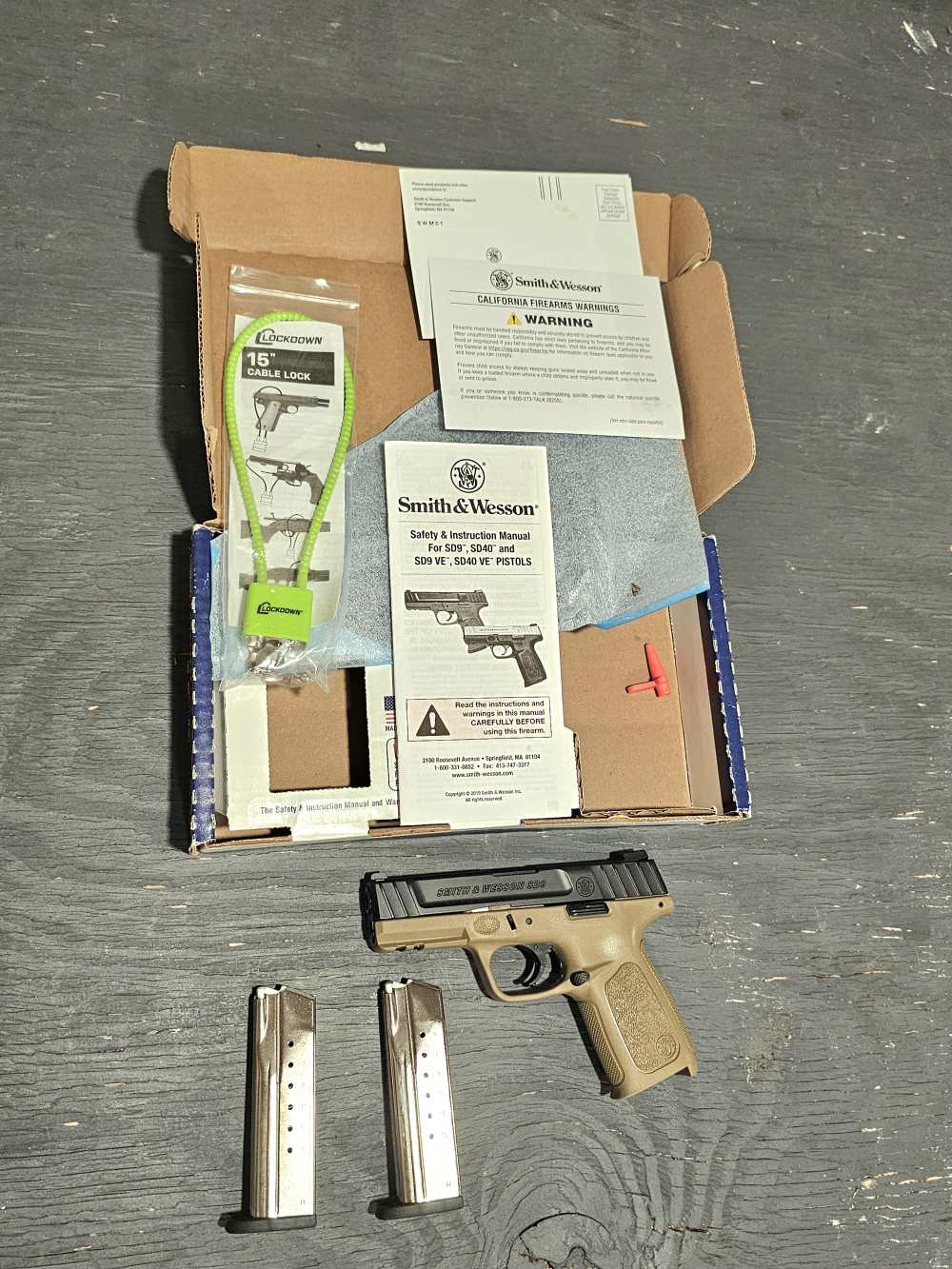 S&W SD9 9mm FDE, NEW-img-0