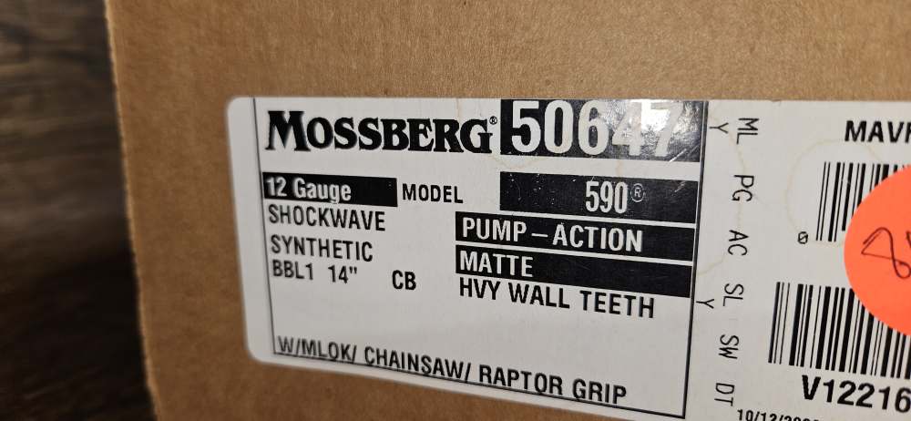 Mossberg 590 Shockwave CHAINSAW RAPTOR 12 Gauge Shotgun-img-25