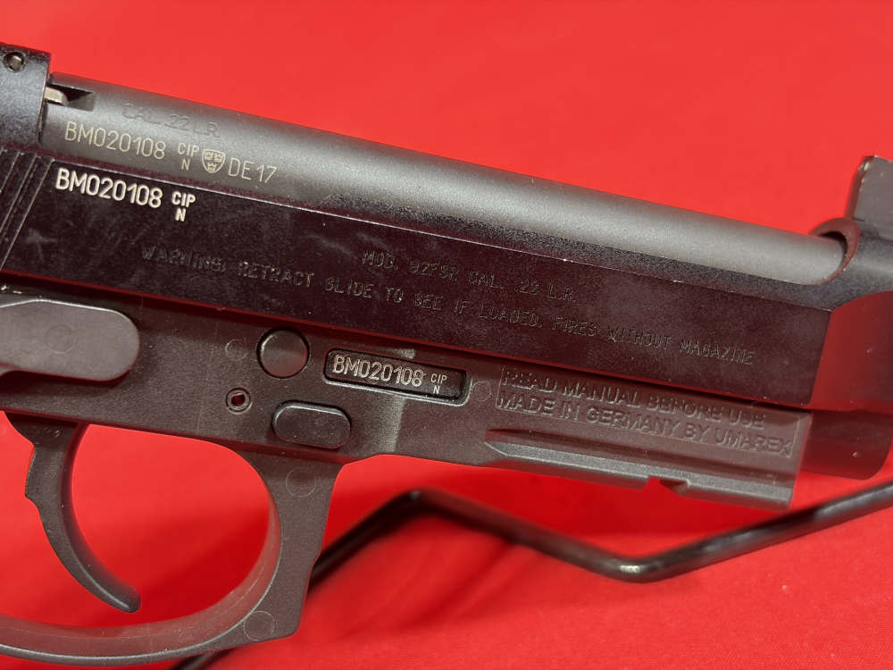 Beretta 92 FRS .22 LR Suppressor Ready - Box and Two Mags-img-7