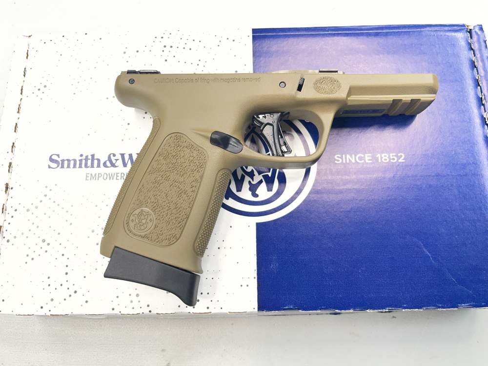 Factory Smith & Wesson SD9 2.0 FDE complete frame in box tan-img-0