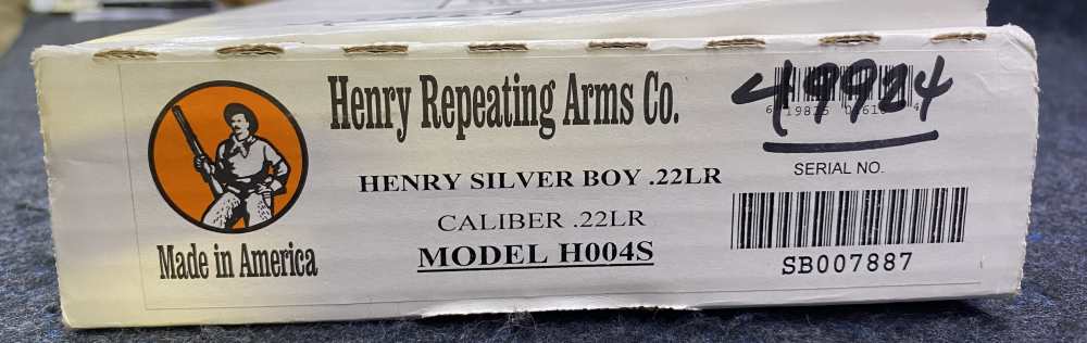 HENRY SILVER BOY .22LR  LEVER RIFLE LNIB -*PRIVATE COLLECTION-img-9